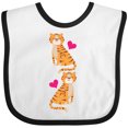 thumbnail image 3 of Inktastic Tiger Jungle Animal Girls Baby Bib, 3 of 4