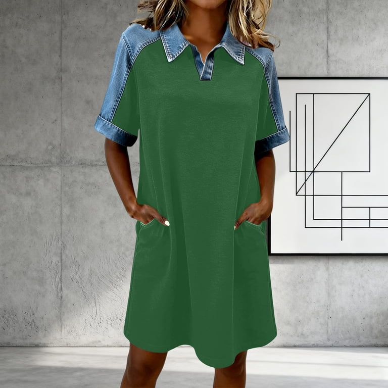 short loose fitting dresses Beach Dress Loose Fitting Short Dresses Women's Mini Dress Linen-feel Dresses Sundress A Line Dress Summer