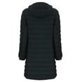 thumbnail image 3 of Women's Cutter & Buck Black Green Bay Packers Mission Ridge Repreve Eco Insulated Full-Zip Hoodie Long Puffer Jacket, 3 of 3