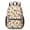 Fireman and Exit Beige Pattern, variant on Fireman and Glove White Pattern 17" Waterproof Oxford School Backpacks for Teens, S-Shape Padded Straps, for School, Travel, Hiking, Camping