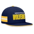 thumbnail image 3 of Men's Fanatics  Navy Michigan Wolverines Pick Off Fitted Hat, 3 of 4