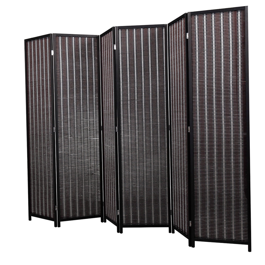 Kadyn Partition Room Separators for Bedroom, 6 Ft. Foldable Panel Partition Wall Divider for Dining Room, Room Divider Privacy Screen, Black Kadyn Partition Room Separators for Bedroom, 6 Ft. Foldable Panel Partition Wall Divider for Dining Room, Room Divider Privacy Screen, Black