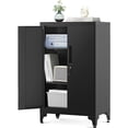thumbnail image 4 of Garage Cabinet  Metal Storage Cabinet with Doors and Shelves  Tool Cabinet for Home Office  Lockable File Cabinet  Multipurpose  for Study  Living Room  Matte, 4 of 4