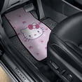 thumbnail image 6 of Hello Kitty Car Floor Mats 4PC Set Anti Skid Vehicle Floor Mat Car Carpet for Front Rear Seats Universal Auto Interior Accessories, 6 of 8