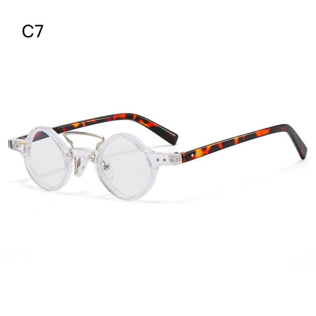 Gafas de sol cuadradas redondas pequeñas Hippie para hombres y mujeres, Retro Steam Punk, Vintage gradiente, gafas de conducción UV400