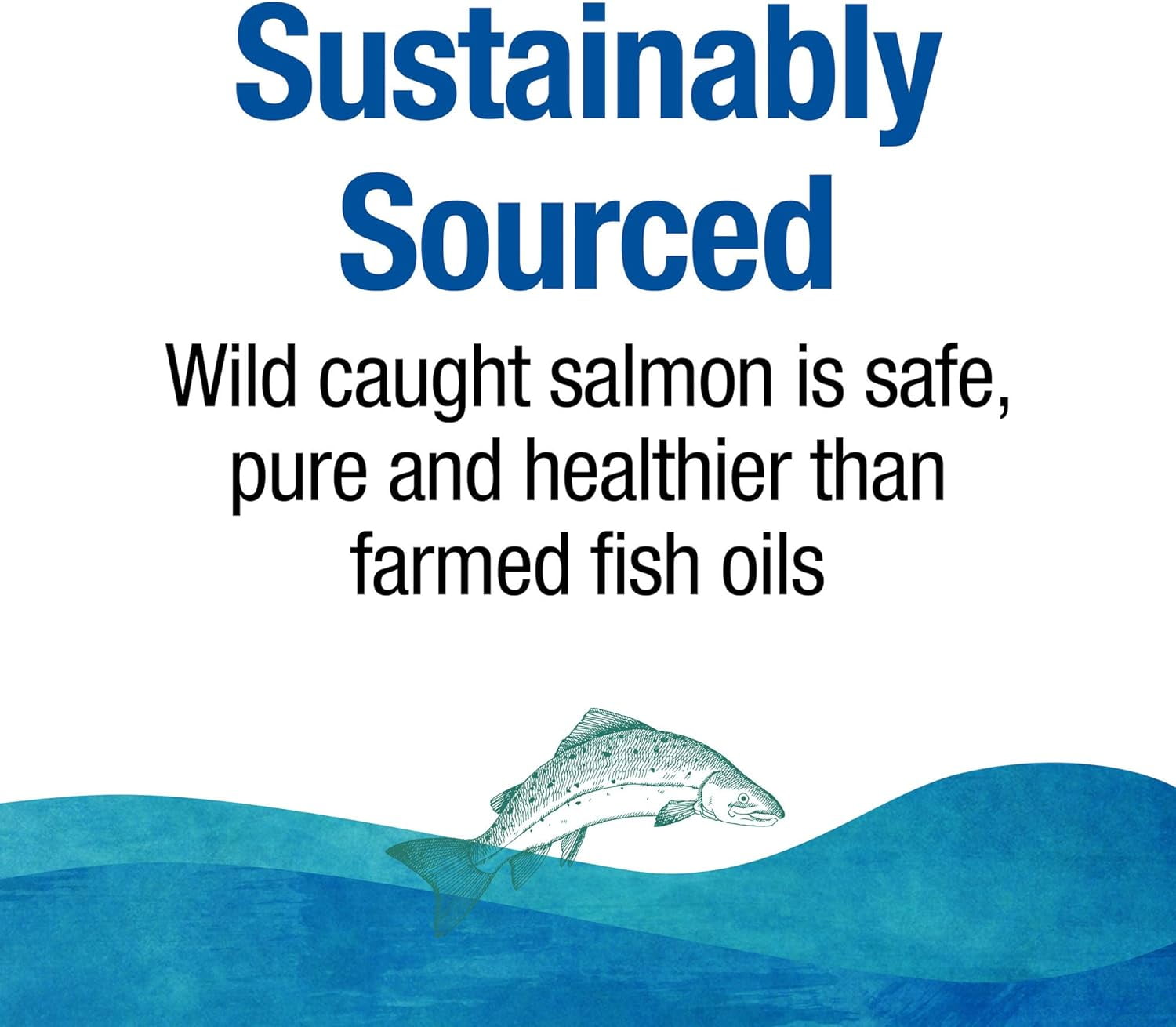 Natural Factors Wild Alaskan Salmon Oil Provides Omega-3, EPA, DHA & Vitamin D, Supports Brain & Heart Health, 180 Softgels