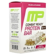 MusclePharm Combat Ready™ Protein Bar, Confetti Birthday Cake, 4 Bars, 1.87 oz (53 g) Each