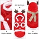thumbnail image 4 of Disfraz de Papá Noel para perros Ropa navideña Disfraz cálido de reno para perros Suéter para cachorros Abrigos para mascotas Trajes navideños para perros pequeños Gatos, 4 of 6