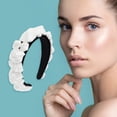 thumbnail image 2 of Unique Bargains 1 Pc Elegant Flowers Headbands for Women White, 2 of 6