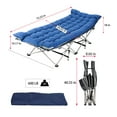 thumbnail image 4 of Portable Camping Cot with Mattress, Folding Sleeping Cots for Adults Max Load 450 LBS for Camping Tent Office Outdoor Travel, 4 of 6