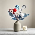 thumbnail image 6 of Boovnll Patriotic Berry Stems, Artificial White Blue Red Berry Stems 4th of July Table Decorations for Home, Dining Table Centerpiece Decor, 4th of July Decorations, 6 of 6