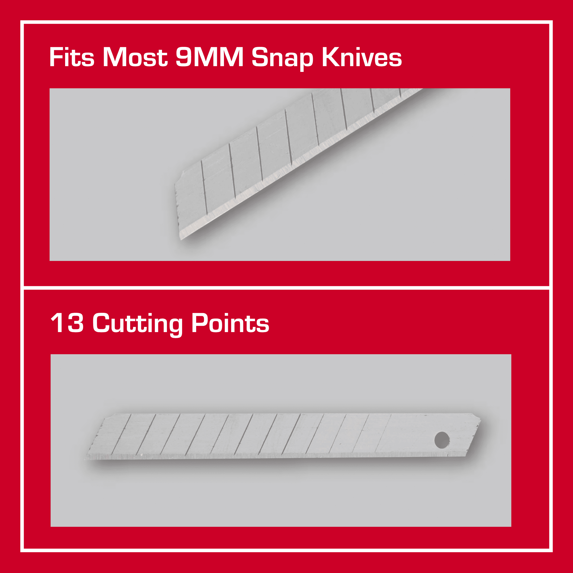 Hyper Tough 9 mm Snap-Off Blades, 5 Pack