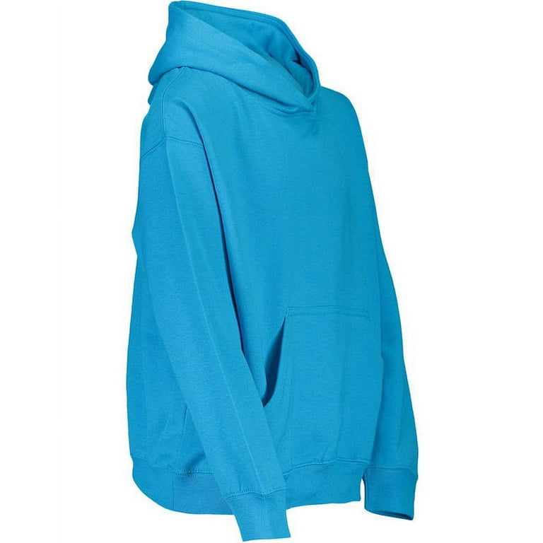 LAT Youth Pullover Fleece Hoodie TURQUOISE M Walmart