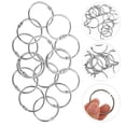 thumbnail image 3 of KAKOWELY flash card rings 50Pcs Flash Card Rings Buckle Rings Buckle Gifts Card Loose Leaf Rings Buckle for Diy1.18"X1.18"X0.12", 3 of 4