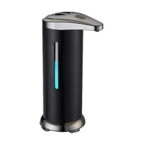 Tunhigl Touchless Automatic Soap Dispenser - Stainless Steel, Battery Operated for Kitchen & Bathroom | Adjustable, Hygienic Hand Soap Dispenser with Sleek Design Black