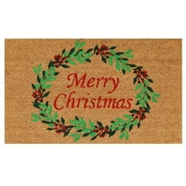 Calloway Mills Christmas Wreath Outdoor Doormat