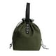 thumbnail image 1 of Bolsa térmica de lona con cordón, plegable y ligera, color verde, 1 of 5