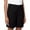 Black, variant on Only Moment Plus Size Summer Shorts cool silk cotton High Waisted Elastic Running Shorts with Pockets for Gym Casual Red,2XL