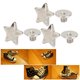 thumbnail image 1 of Botón De Remache En Forma De Estrella De 20 Piezas, Accesorios De Decoración De Zapatos De Ropa De Bricolaje, Chapado Brillante, Materiales, Resistente A La Presión,, 1 of 8