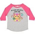thumbnail image 3 of Inktastic My Aunt and Uncle Love Me with Cute Kitten and Flowers Boys or Girls Toddler T-Shirt, 3 of 5