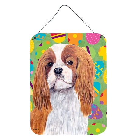 Cavalier Spaniel Easter Eggtravaganza Wall or Door Hanging Prints