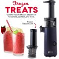 thumbnail image 4 of B&B Charcoal DASH Deluxe Compact 130 W Masticating Slow Juicer, Black, 4 of 11