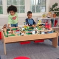 thumbnail image 5 of KidKraft Waterfall Mountain Wooden Train Set & Table with 120 Pieces, For Ages 3+, 5 of 14