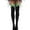 Black, variant on Christmas Socks for Women Christmas Long Stockings With Bowknot For Masquerade And Makeup Party