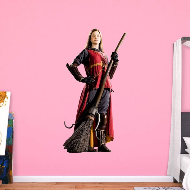 Fathead Harry Potter Ginny Weasley Quidditch Chaser Wall Decal Walmart Com Walmart Com