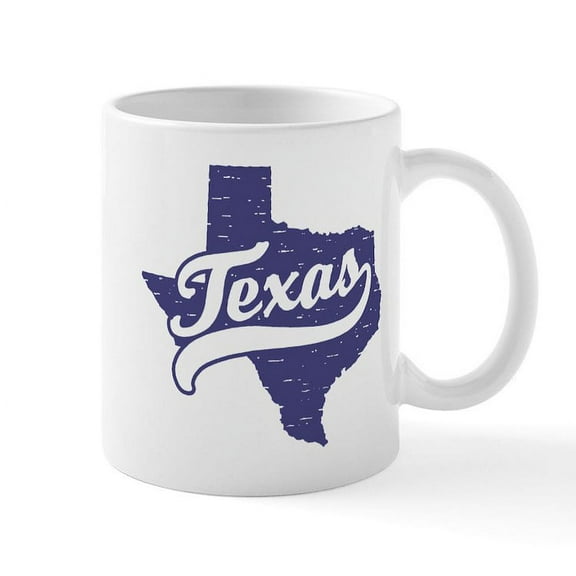 CafePress - Texas Mug - 11 oz Ceramic Mug - Novelty Coffee Tea Cup