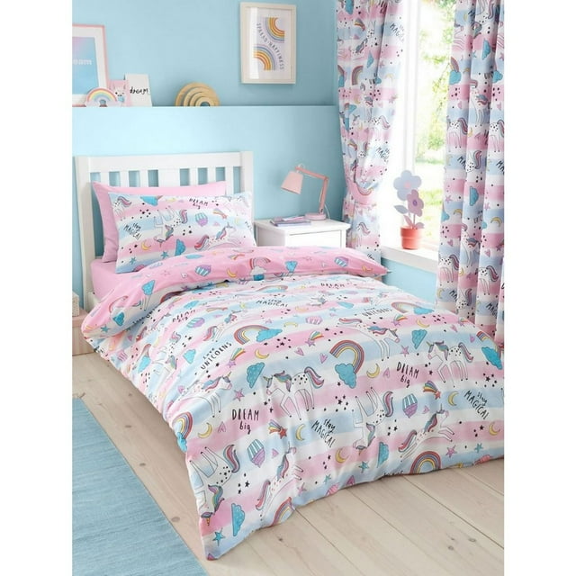 Portfolio Home Housse de Couette Unicorns de Rêve Ensemble