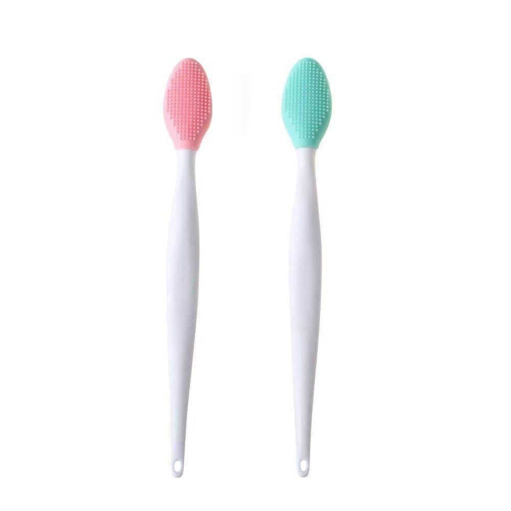 Lip Brush Tool,DoubleSided Silicone Exfoliating Lip Brush (2PCS) 2