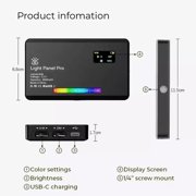 iContact Camera Pro + 4K 8.3 MP Webcam with Retractable Arm and Light Panel , ICCP01-B