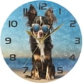 thumbnail image 5 of Dreamtimes Wall Clock Chihuahua Dog 10 Inch Silent Non Ticking Quality Quartz Battery Operated Digital Round Easy to Read for Home Office Kitchen Decorative, 5 of 7
