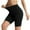 Black, variant on Wyobmus Biker Yoga Shorts With Inside Pocket for Women High Waisted Running Workout Leggings Seamless Tummy Control Gym Shorts S-2X Black