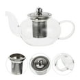thumbnail image 2 of Glass Teapot Portable Tea Kettle Transparent Teapot Glass Teapot with Infuser for Home, 2 of 8