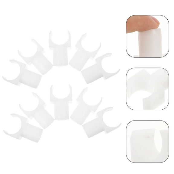 OUNONA 10Pcs Wheelchair Support Blocks for Frequent Transportation White ABS Replacement