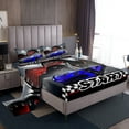 thumbnail image 1 of Erosebridal Teens Racing Car Sheet Set Twin,Extreme Sports Bedding Sets Twin Size,Fast Car Decor,Breathable,3pcs, 1 of 7