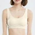 thumbnail image 4 of Gfyviron Women's T-shirt Bras Full Coverage Wide Strap Pullover Bras Thin Push Up Wireless Comfortable Everyday Bralettes, 4 of 7