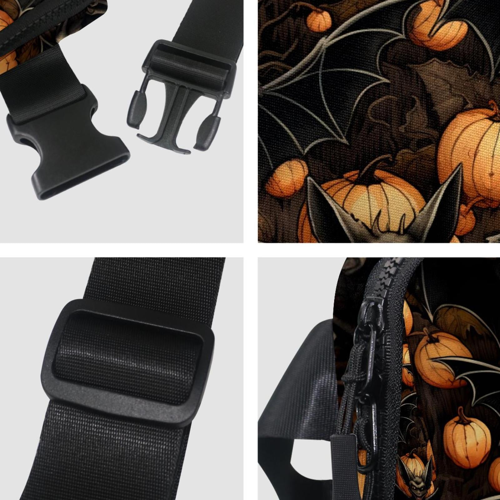 Halloween bats Running Belt Fanny Packs Waist Packs with Extension Strap Unisex Lightweight Adjustable