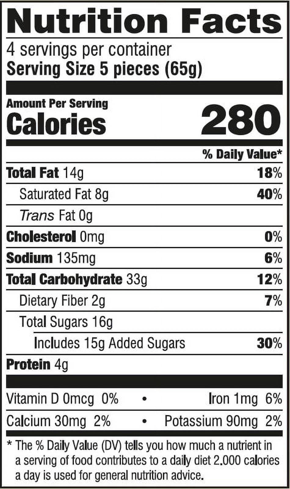 7DAYS GMO-Free Cherry & Vanilla Flavor Mini Croissant Pastries, 8.5 Oz, 20 Count