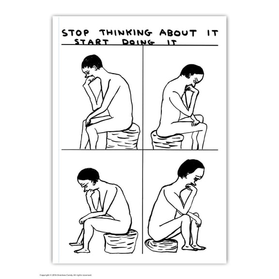 Notebook (A6) - Funny Gift - Start Doing It
