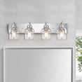 thumbnail image 6 of RADIANCE goods Transitional 4 Light Chrome Bath Vanity Fixture 30 " Wide, 6 of 9