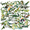 7A, variant on cartoon Alligator Theme Stickers, Waterproof Alligator Theme Sticker for Water Bottle Laptop Phone Cases Planner Skateboard Luggage Helmet Party Favor Decor, Ideal for Adults Teens Teacher Rewards