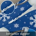 thumbnail image 7 of Winter Snowflake Snowman Standard Size Pillow Cover, Pillowcase Protectors with Zipper, Breathable Decorative Throw Pillow Case Cover, Pillow Shams for Couch Sofa 20x26Inch, 7 of 7