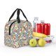 thumbnail image 5 of Easygdp Paisley Floral 5 Bolsa Térmica Premium - Tela Oxford Impermeable, Gran Capacidad, Bolsillo Frontal, Unisex para Trabajo, Escuela, Actividades al Aire Libre y Picnics, 5 of 8