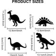 thumbnail image 2 of 10pcs Dinosaurs Stencils 6×6inch Animal Dinosaurs Painting Templates with Paint Brush Tyrannosaurus Rex Pterosaurus Stegosaurus Footprints Stencils for DIY Craft Supplies Wall Wood diy Dinosaur, 2 of 8