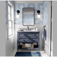 thumbnail image 2 of S4Sassy Peel & Stick Vinyl Wallpaper, Ethnic Bloom Print Wall Paper Contact Paper Waterproof - Blue, 25"x240", Removable Asian Style Textured Covering for in Bedrooms & Living, 2 of 8