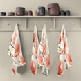 thumbnail image 5 of Dreamtimes Red Flowers Kitchen Towel, Dish Towels Quick Drying Tea Towels Absorbent Hand Towels for Kitchen Sink Dinner Table 28 x 18 Inches, Set of 1, 5 of 7