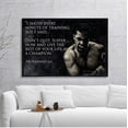 thumbnail image 5 of Póster de arte de pared de boxeador Mike Tyson, cita motivacional de Muhammad Ali, imágenes de decoración del hogar, impresiones en lienzo, pintura para decoración de sala de estar, 5 of 5
